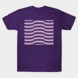 Op Art Light Purple T-Shirt